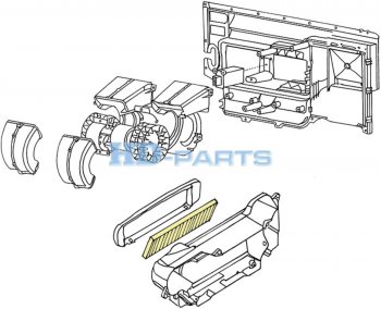 1 349 р. Фильтр воздушный салона SCANIA 4 series P,G,R,T HD-PARTS HD-PARTS 318914  с доставкой в г. Кемерово. Увеличить фотографию 5