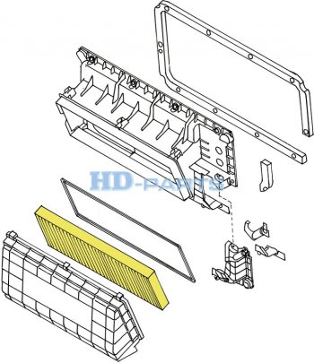 1 749 р. Фильтр воздушный салона SCANIA L,P,G,R,S series HD-PARTS HD-PARTS 318915  с доставкой в г. Кемерово. Увеличить фотографию 6