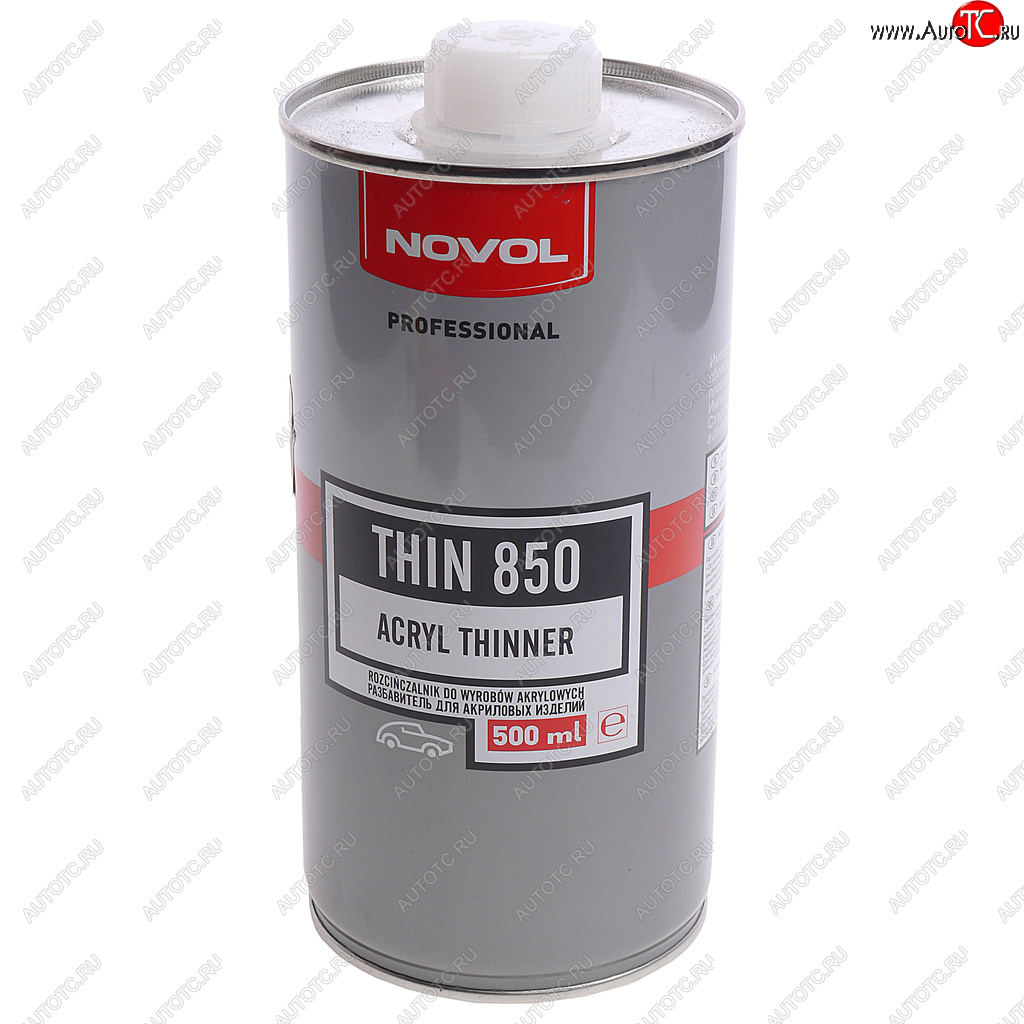 699 р. Разбавитель THIN 850 для акриловых продуктов 500мл NOVOL NOVOL 32101  с доставкой в г. Кемерово