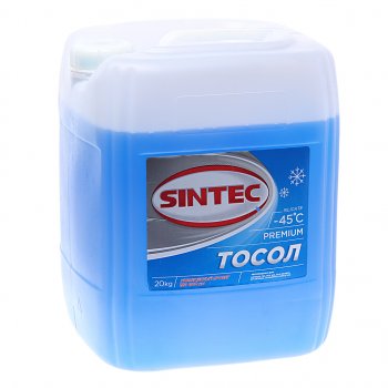 3 699 р. Жидкость охлаждающая ТОСОЛ ОЖ-45 20кг Premium SINTEC SINTEC 322223  с доставкой в г. Кемерово. Увеличить фотографию 1