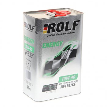 2 299 р. Масло моторное ENERGY API SLCF 10W40 псинт.4л ROLF ROLF 322227  с доставкой в г. Кемерово. Увеличить фотографию 1