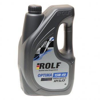 1 499 р. Масло моторное OPTIMA API SLCF 15W40 мин. 4л ROLF ROLF 322433  с доставкой в г. Кемерово. Увеличить фотографию 1