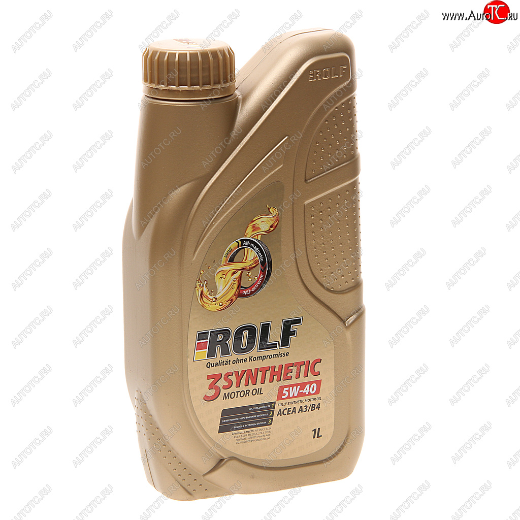 1 079 р. Масло моторное 3-SYNTHETIC A3/B4 5W40 синт.1л ROLF ROLF 322730 ROLF 322730  с доставкой в г. Кемерово