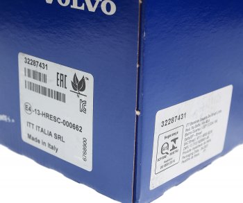 5 999 р. Колодки тормозные VOLVO XC60 (18-),V90 (17-) задние (4шт.) OE VOLVO 32287431  с доставкой в г. Кемерово. Увеличить фотографию 3