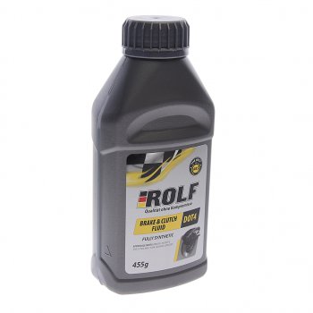 293 р. Жидкость тормозная Brake&Clutch Fluid DOT-4 455г ROLF ROLF 323132  с доставкой в г. Кемерово. Увеличить фотографию 1