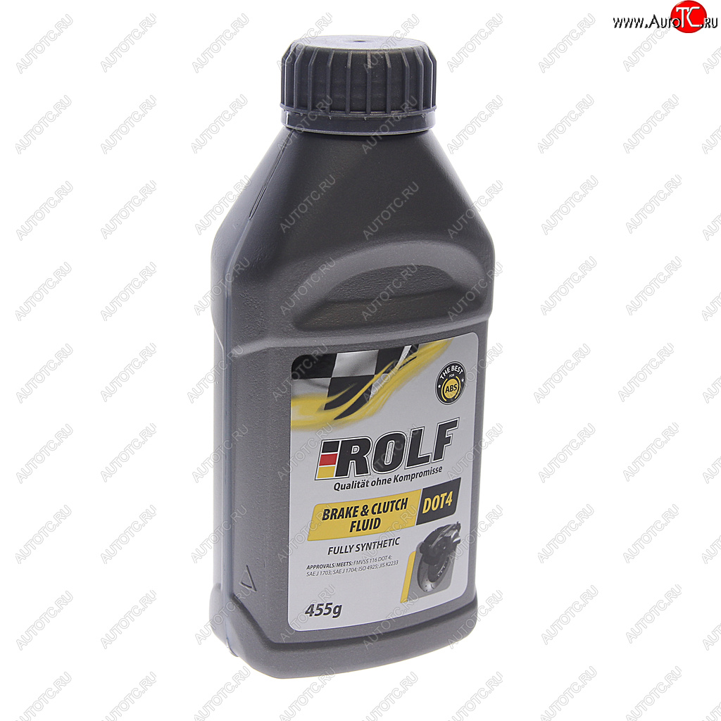 293 р. Жидкость тормозная Brake&Clutch Fluid DOT-4 455г ROLF ROLF 323132  с доставкой в г. Кемерово