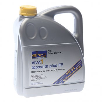 5 399 р. Масло моторное VIVA 1 TOPSYNTH Plus FE 5W30 синт.4л SRS SRS 32917  с доставкой в г. Кемерово. Увеличить фотографию 1