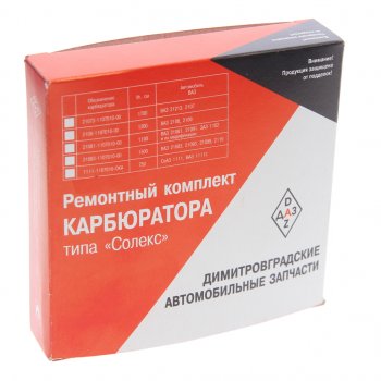 669 р. Ремкомплект карбюратора ГАЗ-3302 ДААЗ-3302 (СОЛЕКС) ДИСС ДИСС 3302-1107991*рк  с доставкой в г. Кемерово. Увеличить фотографию 4
