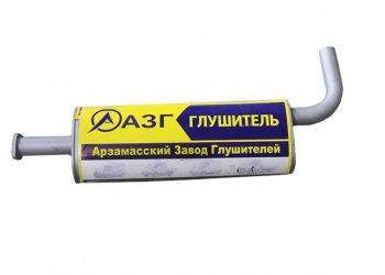5 899 р. Глушитель ГАЗ-3302 Бизнес дв.CUMMINS 2.8 ЕВРО-5 усиленный АЗГ АЗГ 3302-1201008-50  с доставкой в г. Кемерово. Увеличить фотографию 1
