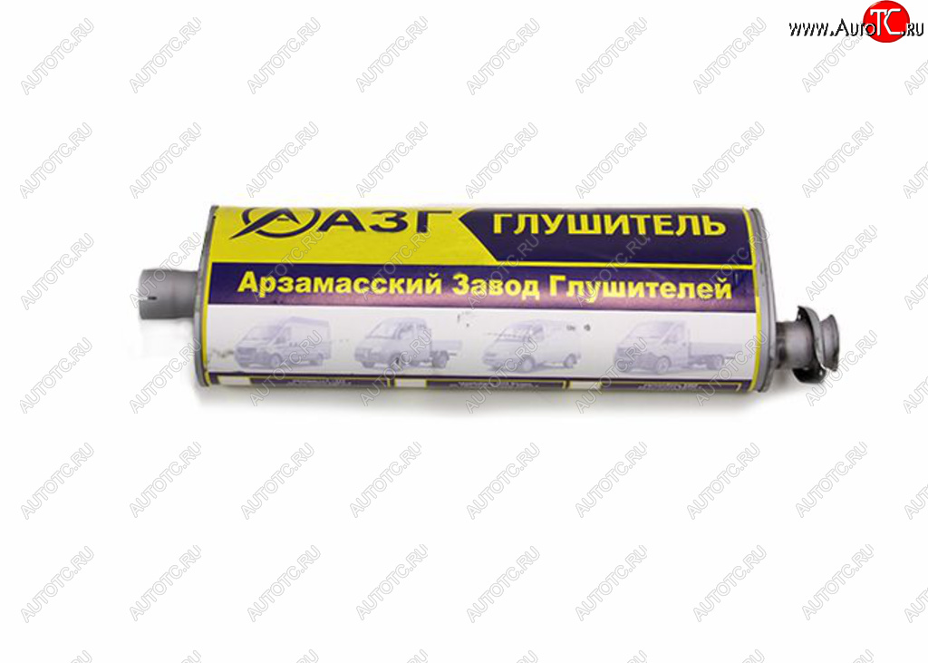 4 849 р. Глушитель ГАЗ-3302,2217,3307 ЕВРО-3 усиленный (хомутфланец) АЗГ АЗГ 3302-1201010-10  с доставкой в г. Кемерово