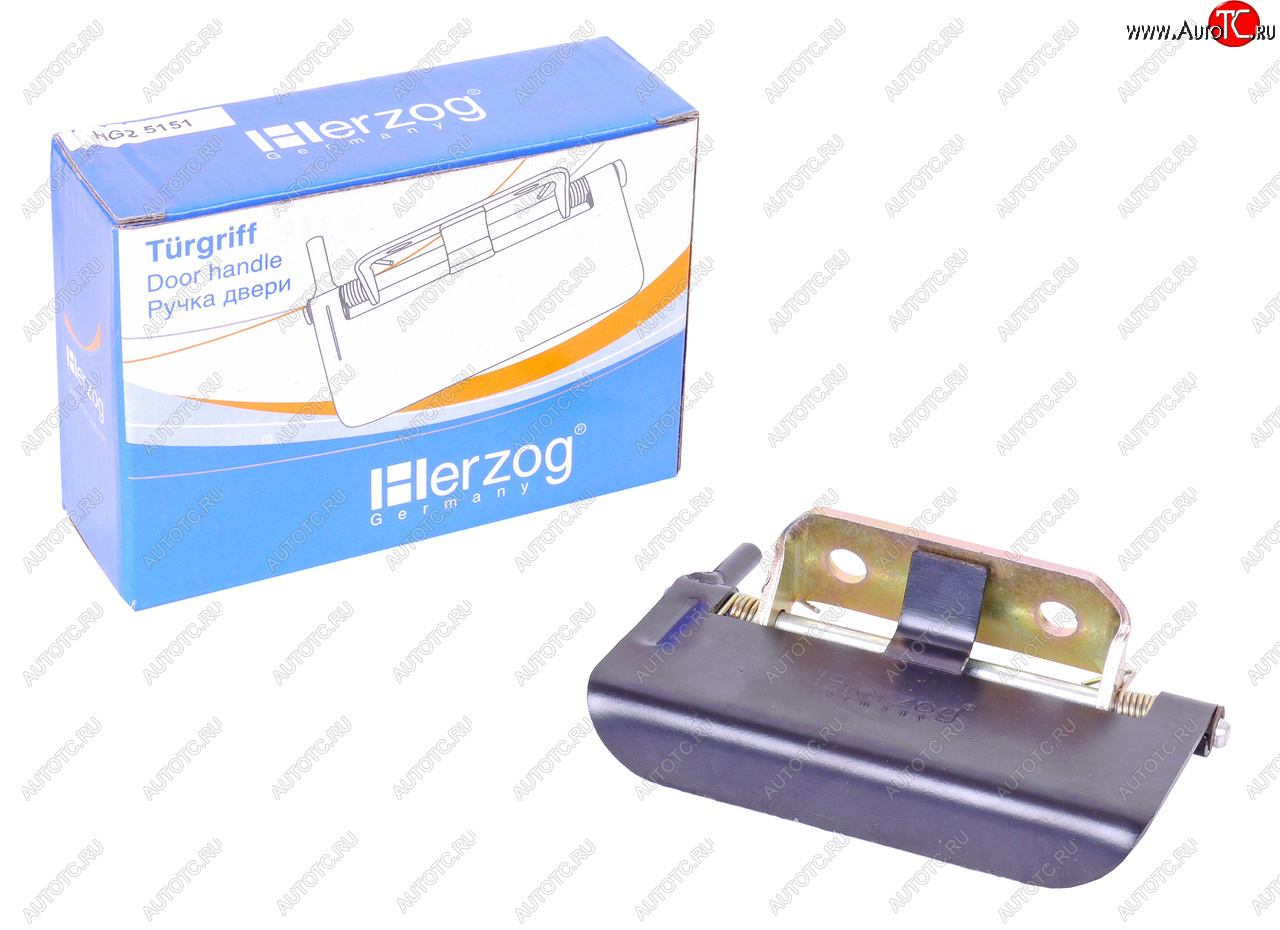 399 р. Ручка ГАЗ-3302 двери наружная левая HERZOG HERZOG 3302-6105151  с доставкой в г. Кемерово