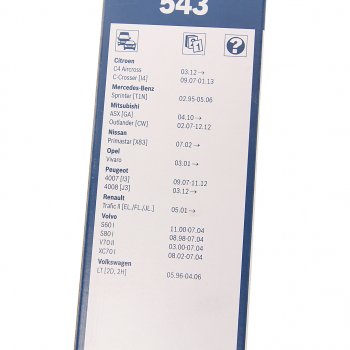 1 769 р. Щетка стеклоочистителя 600550мм комплект Twin BOSCH BOSCH 3397001543  с доставкой в г. Кемерово. Увеличить фотографию 4