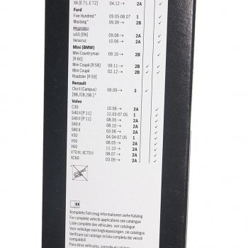 1 239 р. Щетка стеклоочистителя 500мм Plus Aerotwin BOSCH BOSCH 3397006947  с доставкой в г. Кемерово. Увеличить фотографию 3