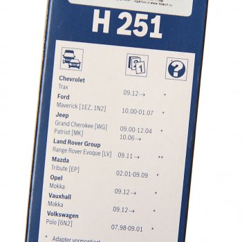 739 р. Щетка стеклоочистителя LAND ROVER Range Rover Evoque (11-) OPEL Mokka (12-) задняя BOSCH BOSCH 3397011813  с доставкой в г. Кемерово. Увеличить фотографию 4