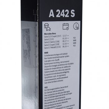 3 699 р. Щетка стеклоочистителя MERCEDES E (W213) 600550мм комплект Aerotwin BOSCH BOSCH 3397014242  с доставкой в г. Кемерово. Увеличить фотографию 6