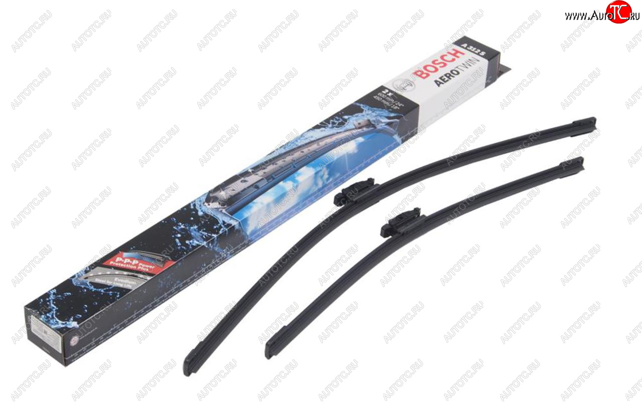 2 499 р. Щетка стеклоочистителя RENAULT Duster (16-) 600450мм комплект Aerotwin BOSCH BOSCH 3397014312  с доставкой в г. Кемерово