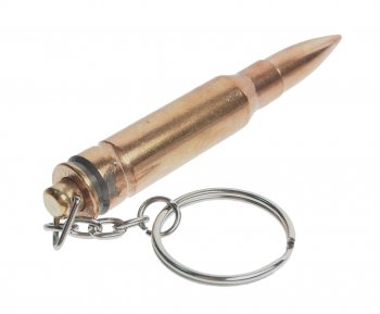 155 р. Брелок-макет патрона 7.62х51мм NO NAME 340003  с доставкой в г. Кемерово. Увеличить фотографию 2