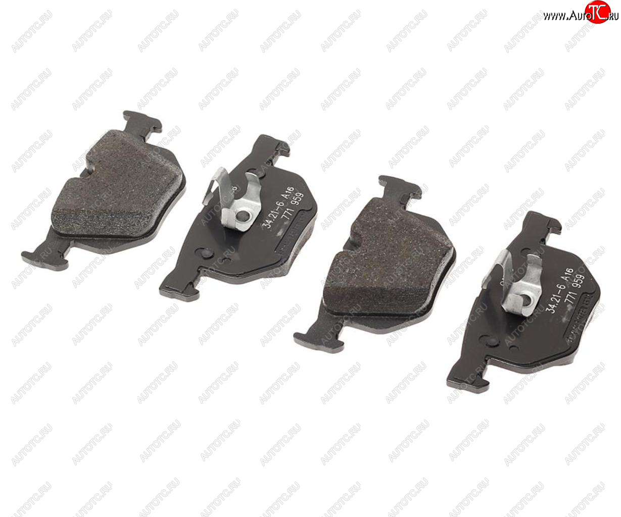 8 299 р. Комплект задних колодок дисковых тормозов (4шт.) BMW BMW X5 F15 (2013-2018)  с доставкой в г. Кемерово