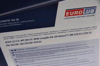 5 749 р. Масло моторное CLEANTEC SNCF 5W30 синт.5л EUROLUB EUROLUB 349005  с доставкой в г. Кемерово. Увеличить фотографию 3
