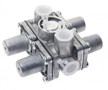 1 599 р. Клапан ЗИЛ,КАМАЗ,МАЗ,МЗКТ,ПАЗ защитный 4-х контурный MEGAPOWER MEGAPOWER 350-14-003  с доставкой в г. Кемерово. Увеличить фотографию 2