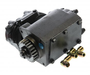 13 549 р. Компрессор КАМАЗ (2 цилиндровый) жид. охлаж. 210лмин. MEGAPOWER MEGAPOWER 350-27-010  с доставкой в г. Кемерово. Увеличить фотографию 3