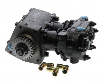 13 549 р. Компрессор КАМАЗ (2 цилиндровый) жид. охлаж. 210лмин. MEGAPOWER MEGAPOWER 350-27-010  с доставкой в г. Кемерово. Увеличить фотографию 1