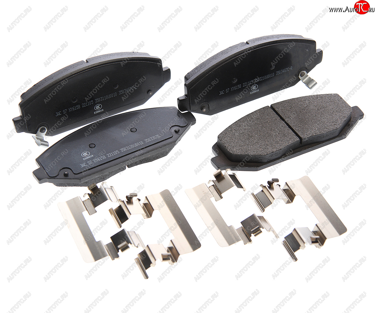 9 099 р. Колодки тормозные JAC S7 передние (4шт.) OE JAC 3503100u0010-f011  с доставкой в г. Кемерово