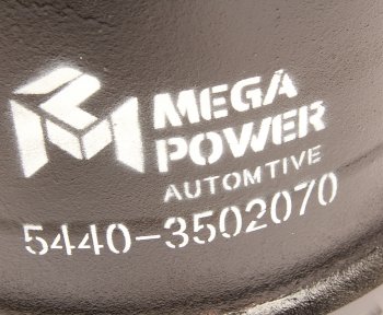 15 499 р. Барабан тормозной МАЗ-5440,АМАЗ задний MEGAPOWER MEGAPOWER 350-32-029  с доставкой в г. Кемерово. Увеличить фотографию 3