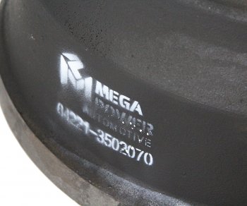 13 349 р. Барабан тормозной МАЗ-ЕВРО (10 отверстий) MEGAPOWER MEGAPOWER 350-32-032  с доставкой в г. Кемерово. Увеличить фотографию 3