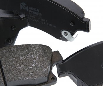 1 299 р. Колодки тормозные CHEVROLET Cruze (09-) OPEL Astra J передние (R15) (4шт.) MEGAPOWER MEGAPOWER 350-33-049  с доставкой в г. Кемерово. Увеличить фотографию 2