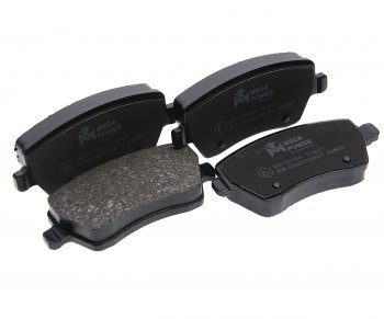 1 159 р. Колодки тормозные NISSAN Micra (03-),Note (E11) (06-) RENAULT Clio (05-) передние (4шт.) MEGAPOWER MEGAPOWER 350-33-108  с доставкой в г. Кемерово. Увеличить фотографию 1