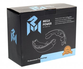 1 099 р. Колодки тормозные УАЗ длинные (4шт.) комплект MEGAPOWER MEGAPOWER 350-33-154  с доставкой в г. Кемерово. Увеличить фотографию 4