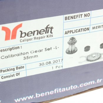 1 429 р. Ремкомплект суппорта MERITOR Elsa 1 (подводной механизм левый) (35мм) BENEFIT BENEFIT 3508-1  с доставкой в г. Кемерово. Увеличить фотографию 3