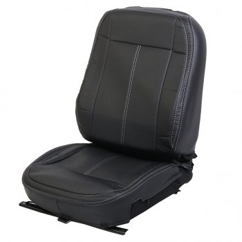 6 999 р. Авточехлы VW Polo Sedan (09-15) экокожа задняя спинка 40х60 черные,серая строчка CARFASHION CARFASHION 352118060604  с доставкой в г. Кемерово. Увеличить фотографию 1
