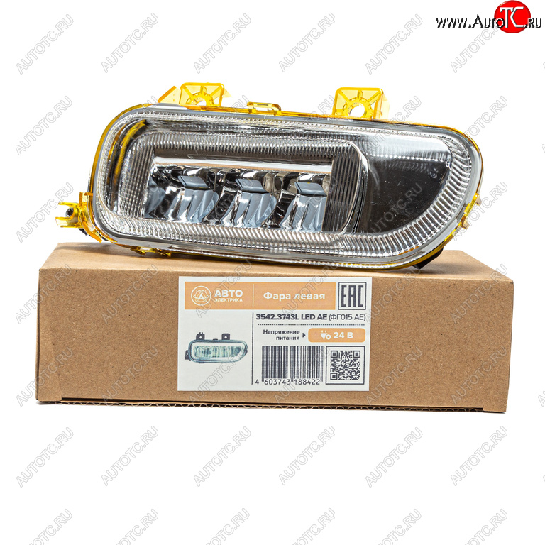 3 199 р. Фара противотуманная КАМАЗ-5490,MERCEDES Axor левая LED AVTOELECTRICA AVTOELECTRICA 3542.3743l led aе (фг015 ae)  с доставкой в г. Кемерово