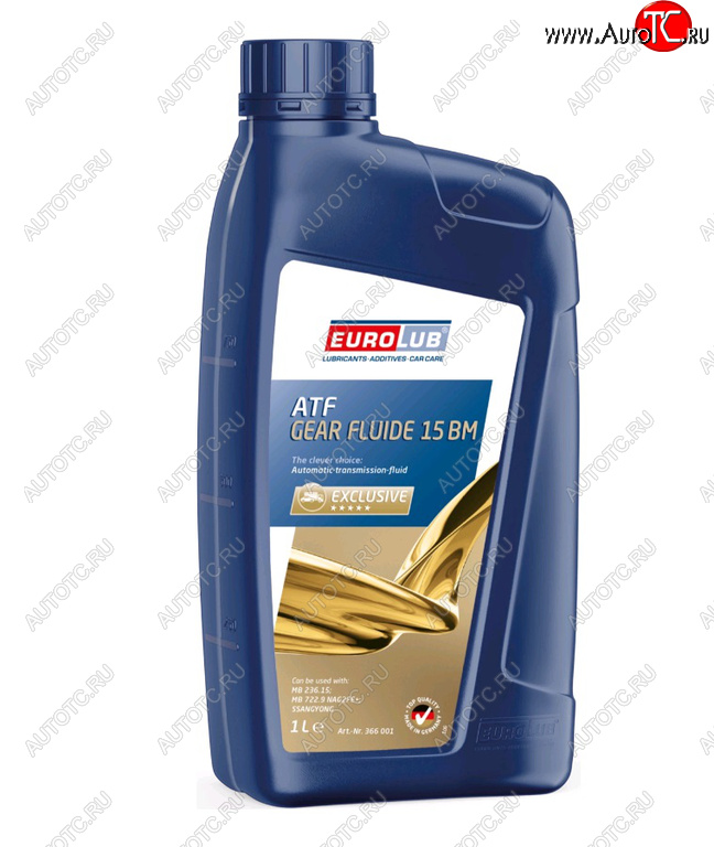 1 839 р. Масло трансмиссионное ATF GEAR FLUIDE 15 BM 1л EUROLUB EUROLUB 366001  с доставкой в г. Кемерово