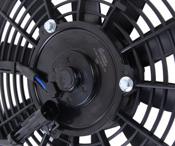 2 399 р. Вентилятор ВАЗ-1118,2190 (-14) радиатора кондиционера в сборе MEGAPOWER MEGAPOWER 370-15-017  с доставкой в г. Кемерово. Увеличить фотографию 3