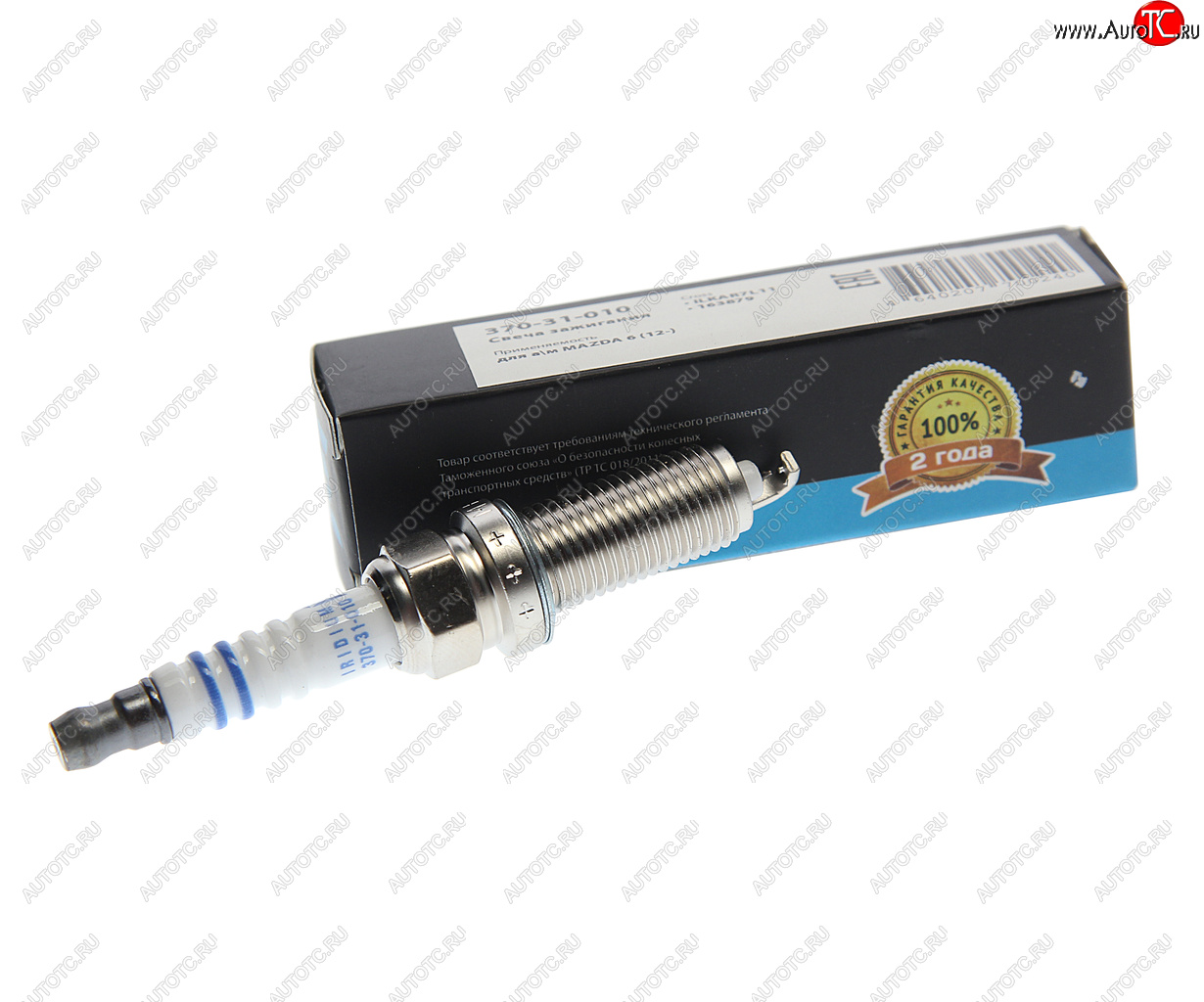 359 р. Свеча зажигания MAZDA 6 (12-) (1шт.) MEGAPOWER MEGAPOWER 370-31-010  с доставкой в г. Кемерово