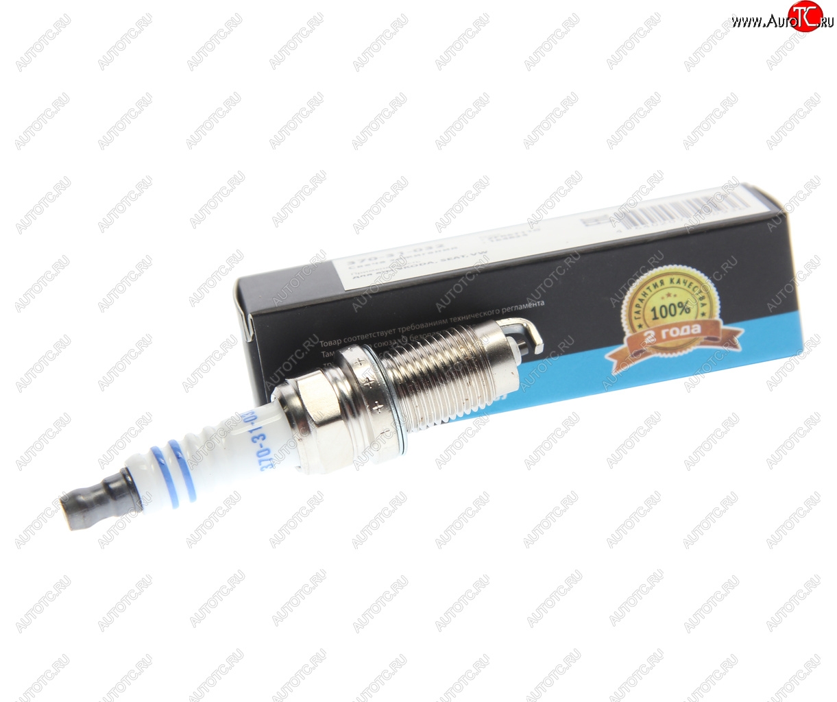 141 р. Свеча зажигания VW Golf 5,6,Jetta,Polo Sedan SKODA Fabia,Octavia (1.21.41.6) (1шт.) MEGAPOWER MEGAPOWER 370-31-032  с доставкой в г. Кемерово