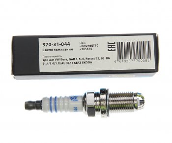 215 р. Свеча зажигания VW Bora,Golf 4,5,6,Passat B3,B5,B6 (1.41.61.8) AUDI A3 SEAT SKODA (1шт.) MEGAPOWER MEGAPOWER 370-31-044  с доставкой в г. Кемерово. Увеличить фотографию 3