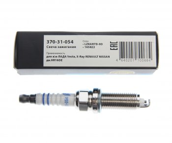 226 р. Свеча зажигания ЛАДА Vesta,X-Ray RENAULT NISSAN дв.HR16DE (1шт.) MEGAPOWER MEGAPOWER 370-31-054  с доставкой в г. Кемерово. Увеличить фотографию 3