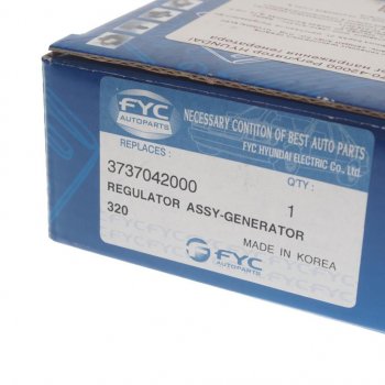1 239 р. Регулятор HYUNDAI Porter напряжения генератора FYC FYC 37370-42000  с доставкой в г. Кемерово. Увеличить фотографию 4