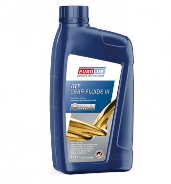 1 499 р. Масло трансмиссионное ATF GEAR FLUIDE III 1л EUROLUB EUROLUB 378001  с доставкой в г. Кемерово. Увеличить фотографию 1