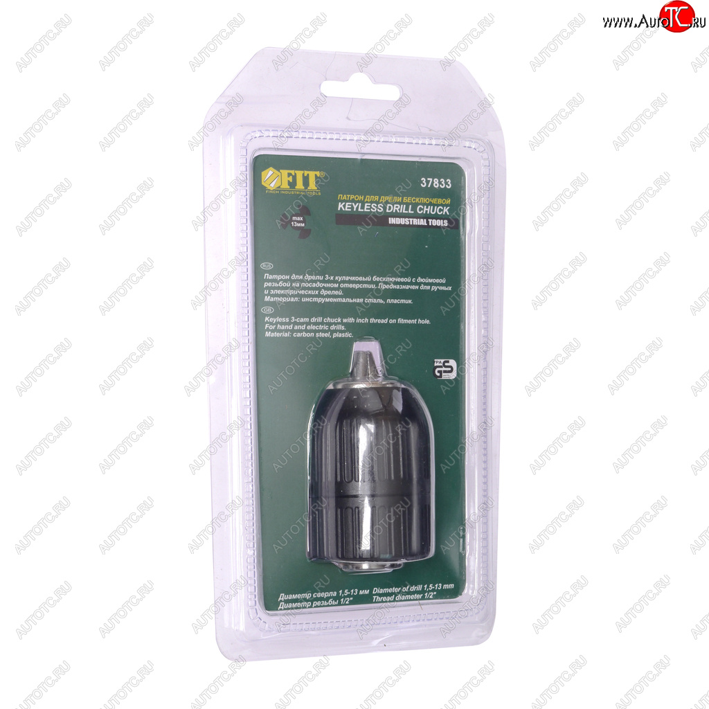 719 р. Патрон для дрели бесключевой 2-13мм 12 FIT FIT 37833  с доставкой в г. Кемерово