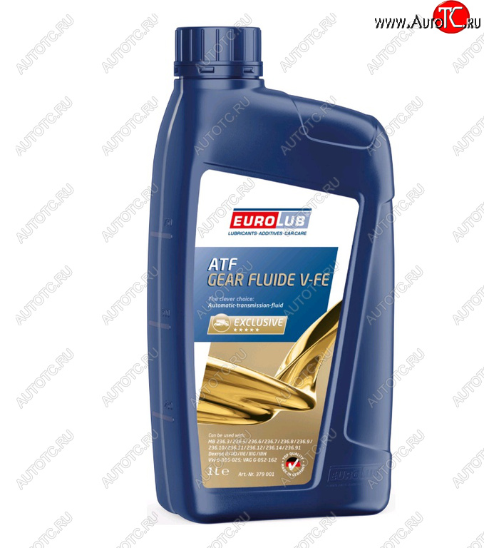1 959 р. Масло трансмиссионное ATF GEAR FLUIDE V-FE 1л EUROLUB EUROLUB 379001  с доставкой в г. Кемерово