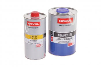 3 499 р. Лак NOVAKRYL HS 2+1 акриловый 1л с отвердителем Н5120 0.5л NOVOL NOVOL 38043  с доставкой в г. Кемерово. Увеличить фотографию 1