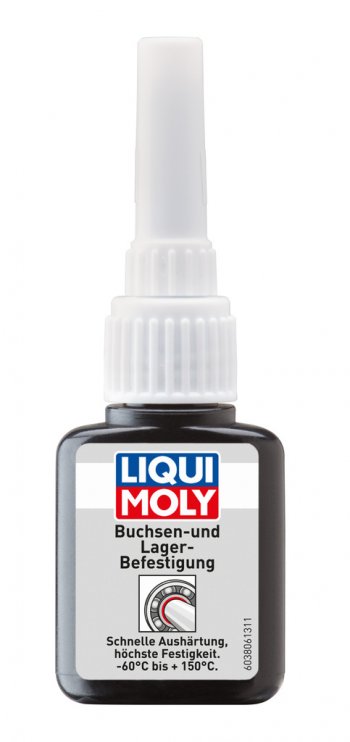 799 р. Клей для фиксации подшипников и втулок от -55С+220С 10мл Buchsen und Lager-Befestigung LIQUI MOLY LIQUI MOLY 3806  с доставкой в г. Кемерово. Увеличить фотографию 1