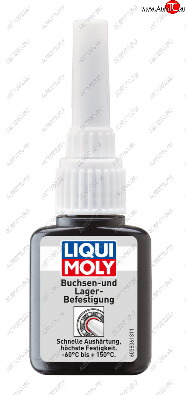 799 р. Клей для фиксации подшипников и втулок от -55С+220С 10мл Buchsen und Lager-Befestigung LIQUI MOLY LIQUI MOLY 3806  с доставкой в г. Кемерово