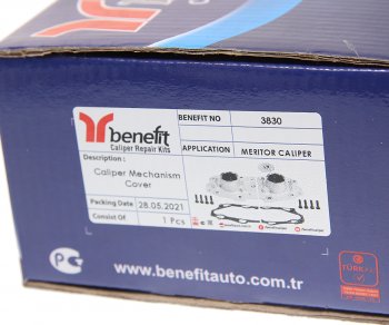 2 049 р. Ремкомплект суппорта MERITOR Elsa (корпус направляющих,прокладка,болты) BENEFIT BENEFIT 3830  с доставкой в г. Кемерово. Увеличить фотографию 4