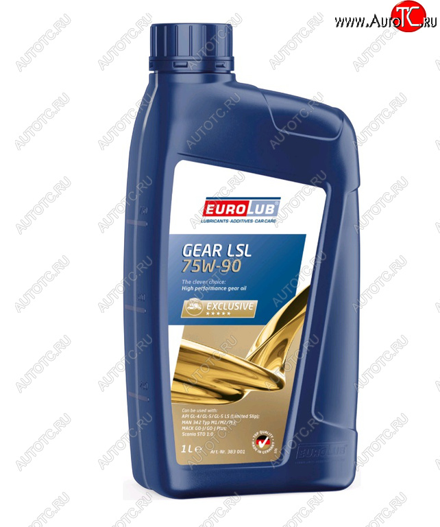 2 499 р. Масло трансмиссионное GEAR LSL GL-45 75W90 син.1л EUROLUB EUROLUB 383001  с доставкой в г. Кемерово